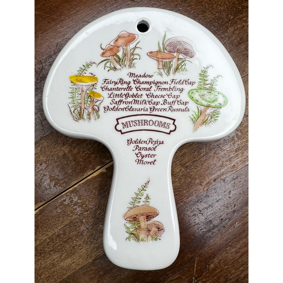Avon Other - Vintage Avon : ceramic mushroom spoon rest